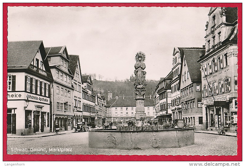 Foto AK ´Schwäbisch Gmünd´ ~ Um 1960 - Schwaebisch Gmünd