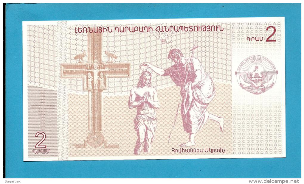 Nagorno Karabakh - 2 DRAM - 2004 - UNC. - Pick  ??? - 2 Scans - Nagorno Karabakh