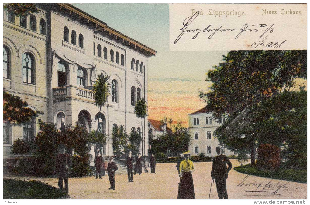 BAD LIPPSPRINGE - Neues Curhaus, Gel.1904 - Bad Lippspringe