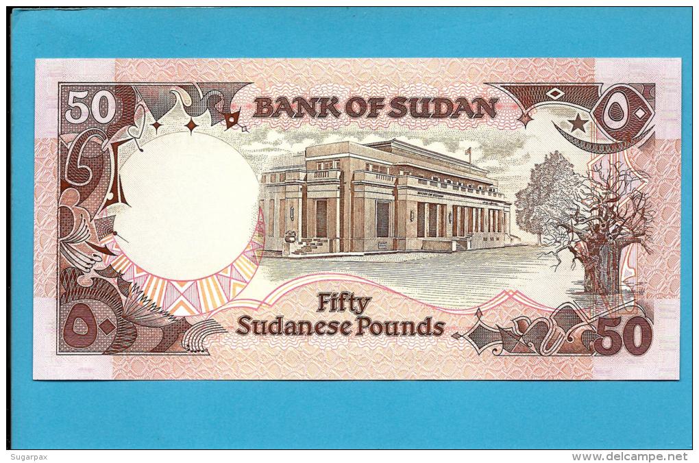 SUDAN - 50  SUDANESE POUNDS - 1991 - P 48 - UNC. - 2 Scans - Soedan