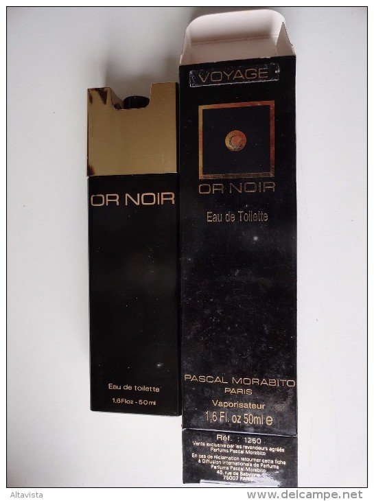 VINTAGE :  VOYAGE OR NOIR EAU DE TOILETTE PASCAL MORABITO PARIS - Mujer