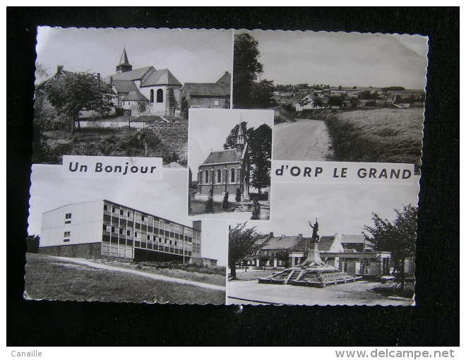 O N° 55 / Brabant Wallon - Orp-Jauche / Un Bonjour D'Orp Le Grand   / Circulé En 19 ?  .- - Orp-Jauche