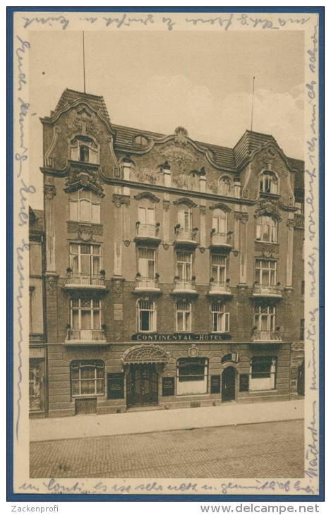 Kiel Continental-Hotel W. Dreischärf Hoflieferant Gelaufen 1928 (AK103) - Kiel