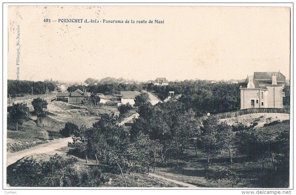PORNICHET . 44 . Panorama De La Route De Mazi .1910. - Pornichet