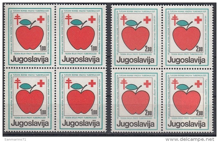 YUGOSLAVIA Postage Due 81-82,unused,red Cross - Timbres-taxe