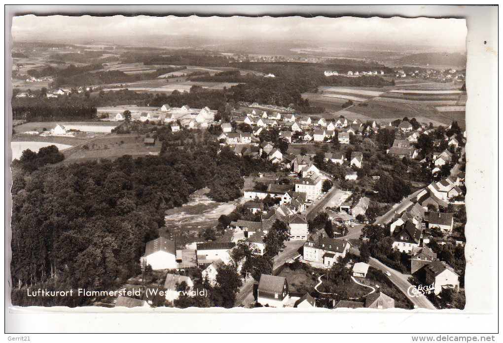 5232 FLAMMERSFELD, Luftaufnahme, 1965 - Altenkirchen