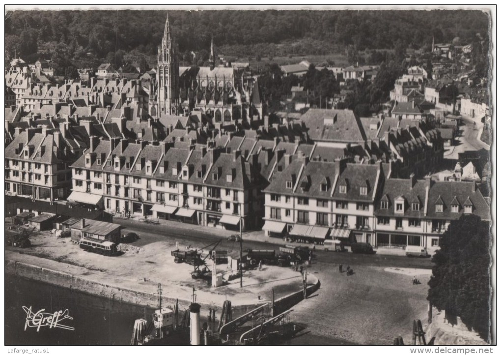 CAUDEBEC EN CAUX VUE AERIENNE LE QUAI - Caudebec-en-Caux