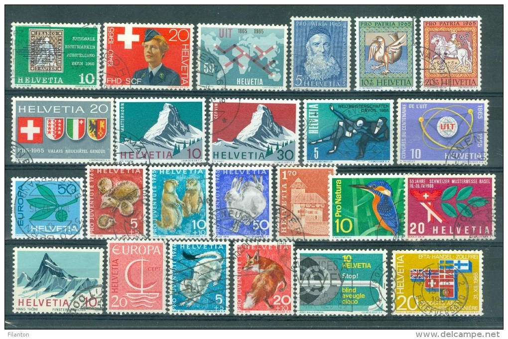 HELVETIA - Sélection Nr 296 - Gest./obl. - Cote 8,20 € - Collections