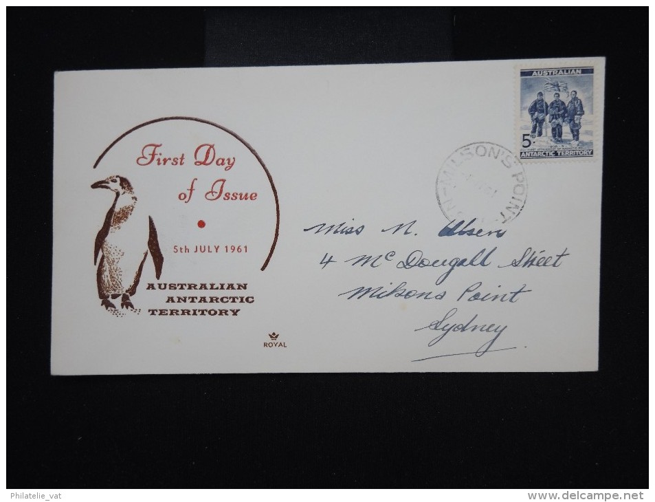 ANTARTIQUE - AUSTRALIE - Enveloppe Du 5  Juillet 1961 - à Voir - Lot P8054 - FDC