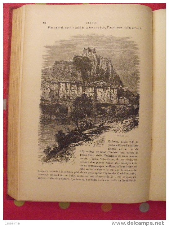 La France pittoresque. J. Gourdault. Hachette 1923. 370 gravures. 478 pages