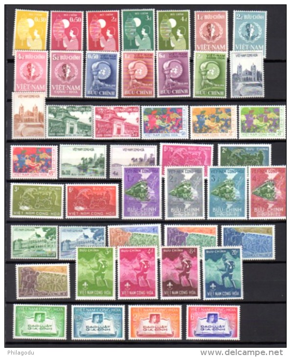 1955-1960 Petite Collection Neuve Avec Charnière, Entre  36 Et 237*, Cote 134 €, - Viêt-Nam