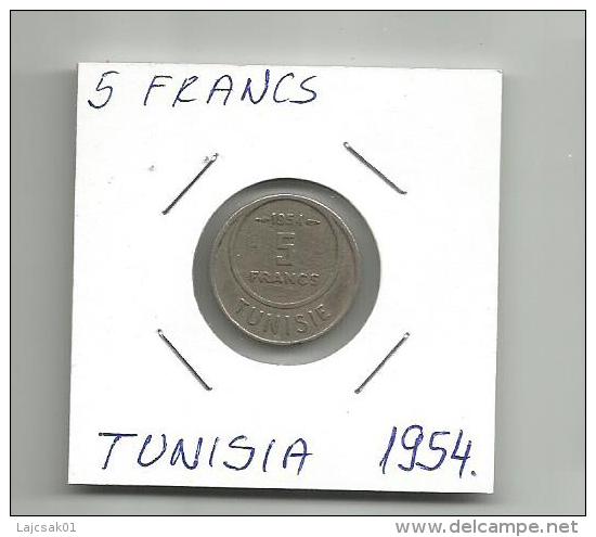 C6 Tunisia 5 Francs 1954. - Tunisia
