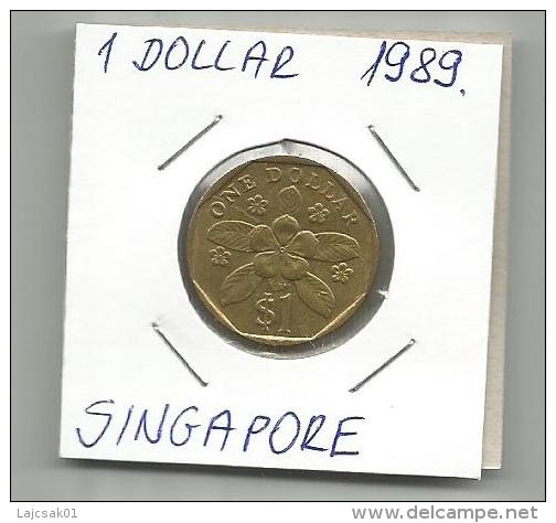 C7 Singapore 1 Dollar 1989. - Singapour