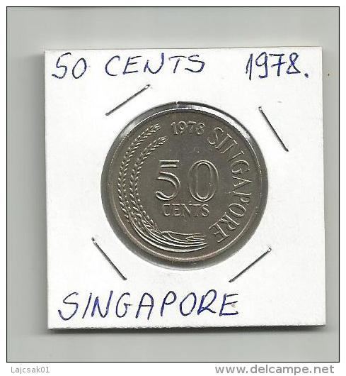 C9 Singapore 50 Cents 1978. - Singapore