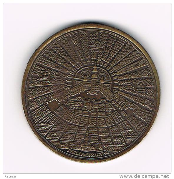 *** PENNING  AOK EIN TRIMM TALER  1990 - Souvenirmunten (elongated Coins)