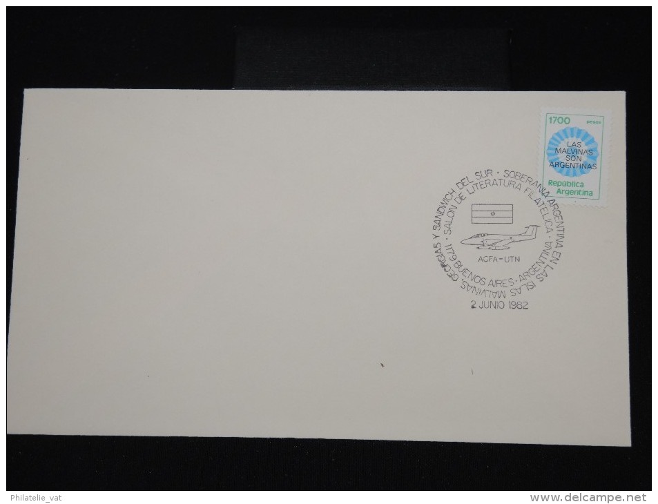 ARGENTINE - N° Yvert 1288a ( Papier Fluorescent ) Souvenir Guerre Des Malouinnes 1982 - à Voir - Lot P8102 - Briefe U. Dokumente