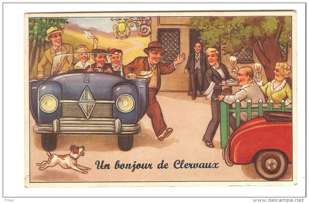 - 973 -   CLERVAUX  Un  Bonjour  ( Carte A Theme ) - Clervaux