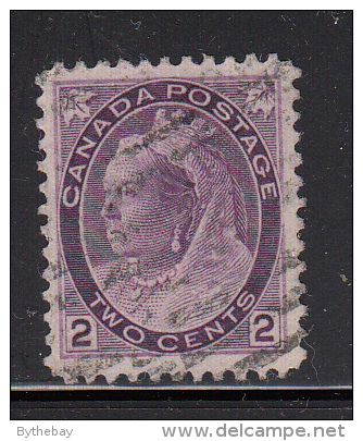 Canada Used Scott #76 2c Victoria - Numeral Issue - Usados