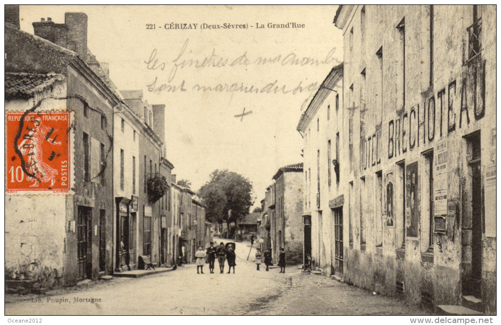 79 Cerizay. La Grand'Rue - Cerizay