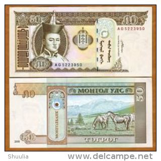 Mongolia 50 Tugrik 2008 Pick 64 UNC - Mongolia