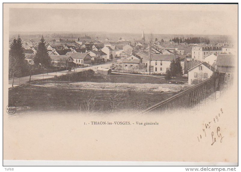 Thaon Les Vosges Vue Générale 1902 - Thaon Les Vosges