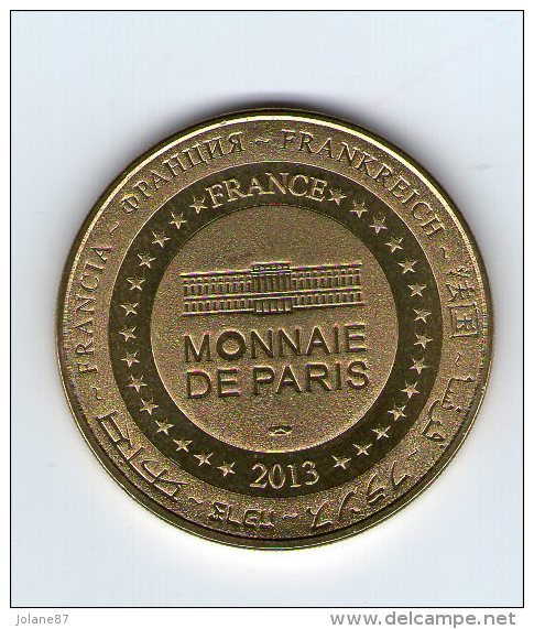 MONNAIE DE PARIS     JETON TOURISTIQUE     2013     MUSEE DE LA RESISTANCE 87 LIMOGES   GEORGES GUINGOUIN - 2013