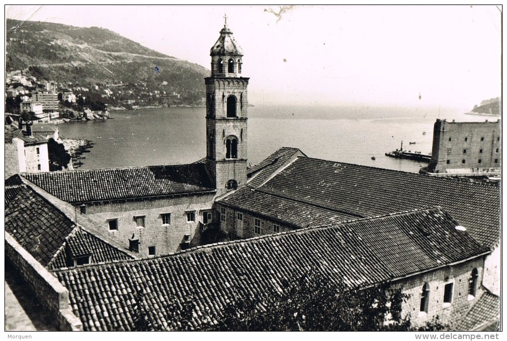 13803. Postal DUBROVNIK (Yugoslavia)  Iglesia Dominica Y Mar - Jugoslavia