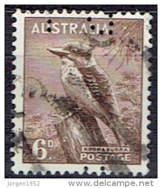 AUSTRALIEN # STAMPS FROM YEAR 1937 STANLEY GIBBONS 172 - Perfins