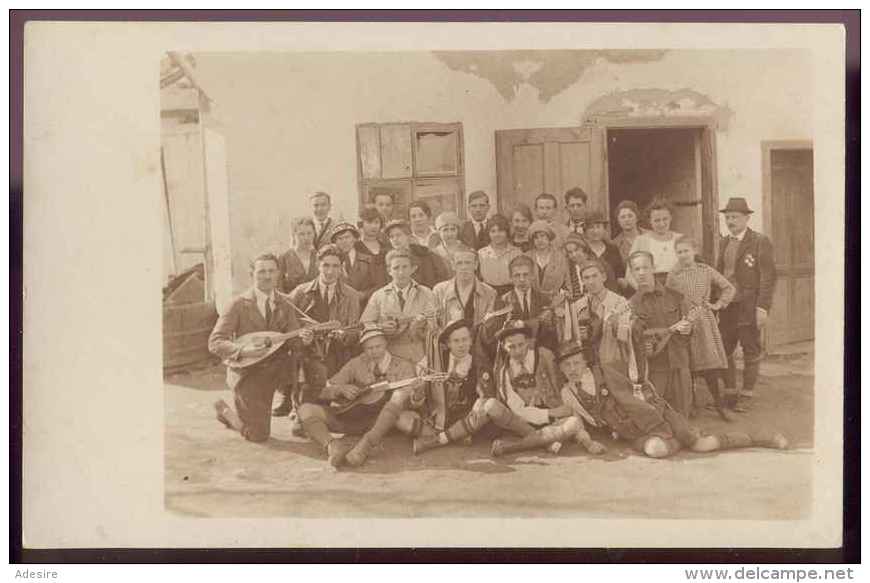 Österreichische Musikergruppe, Fotokarte 1922 - Musik Und Musikanten