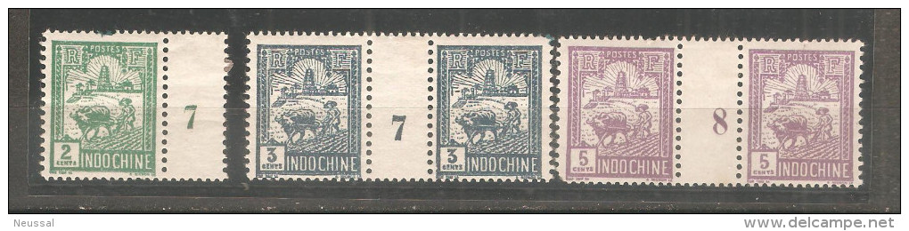 Sellos.-  Interpanel  Indochina - Unused Stamps