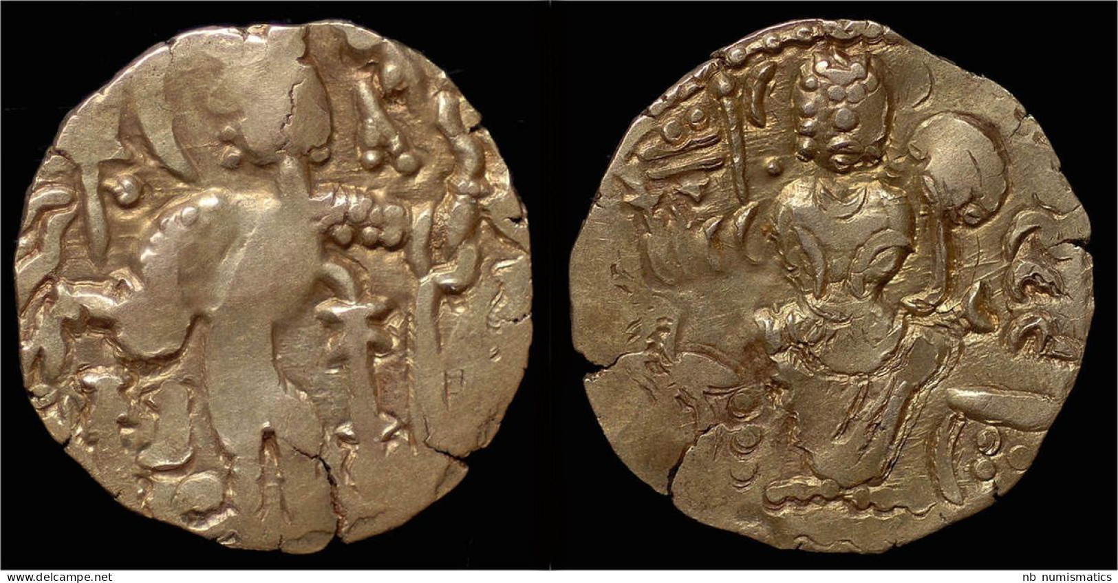 Kushan Kingdom Kidarites AV Dinar - Indische Münzen