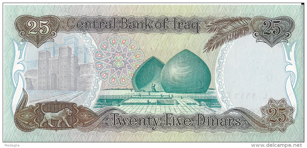 IRAQ - 25 Dinars 1986 UNC - Irak