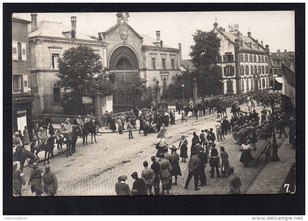 67 HAGUENAU RENTREE DU 71e RI VENANT DE SELTZ SUR LE RHIN LE 30 JUIN 1919 - Autres & Non Classés