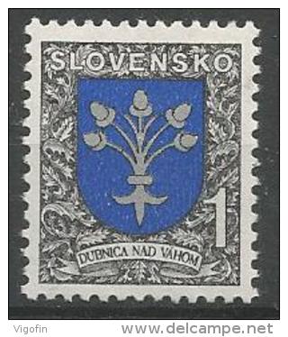 SK 1993-177 ARMS, SLOVAKIA, 1 X 1v, MNH - Nuevos