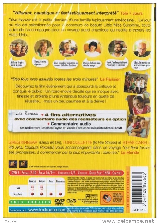 Little Miss Sunshine °°°°°  Prix Du Festival De Deauville - Comedy