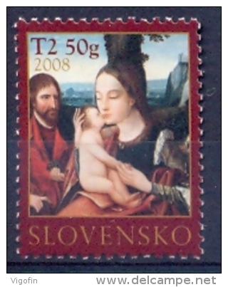 SK 2008-592 CHRISTMAS, SLOVAKIA, 1 X 1v, MNH - Neufs