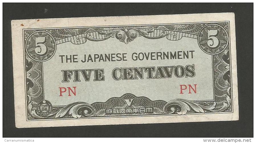 PHILIPPINES - JAPANESE OCCUPATION - 5 CENTAVOS (1942) - WWII - Philippines