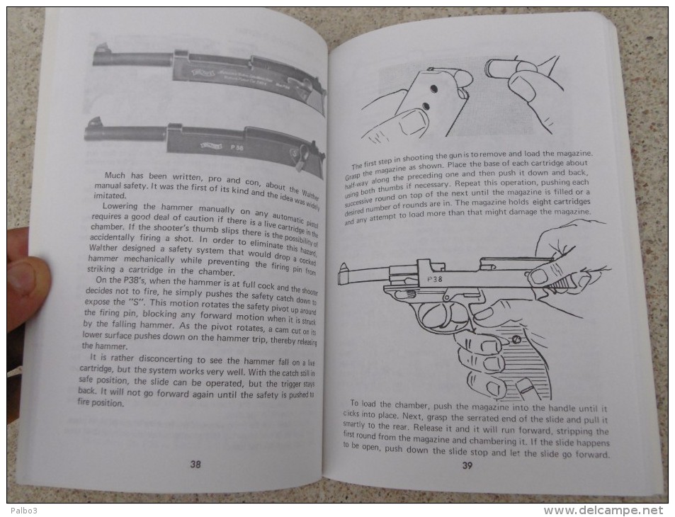 Manuel Connaitre Son Pistolet  P38 Daté 1984 En Anglais - Armes Neutralisées