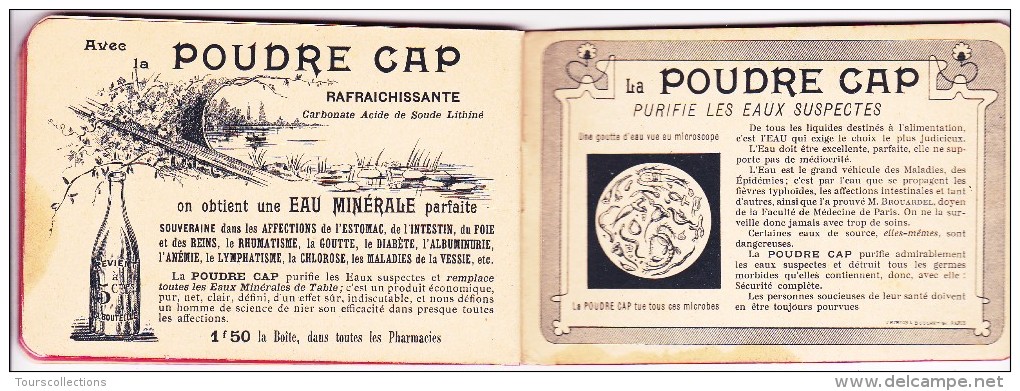 CALENDRIER Miniature Ancien ART NOUVEAU De 1903 @ Format Carnet Calepin 11 X 7,3 Cm PUB Sirop Jane Poudre Cap Pharmacie - Small : 1901-20