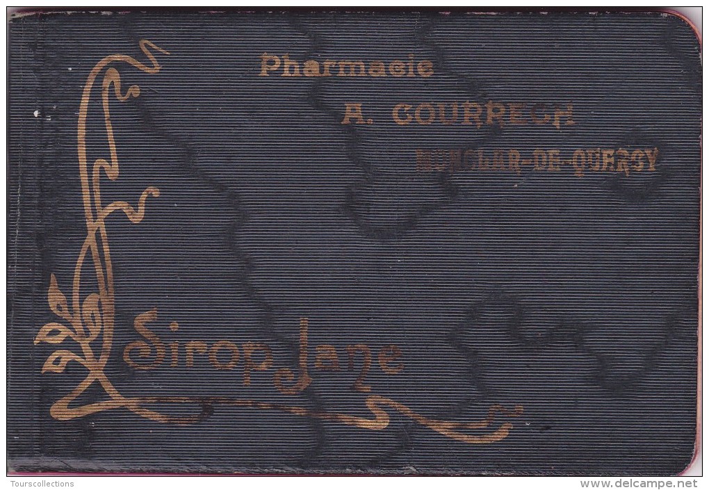 CALENDRIER Miniature Ancien ART NOUVEAU De 1903 @ Format Carnet Calepin 11 X 7,3 Cm PUB Sirop Jane Poudre Cap Pharmacie - Small : 1901-20