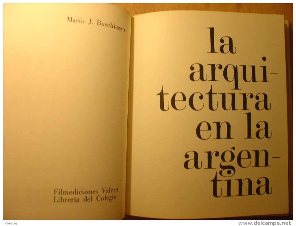 LA ARQUITECTURA EN LA ARGENTINA - MARIO J. BUSCHIAZZO - LIVRE + 48 DIAPO DIAPOSITIVES - FILMEDICIONES VALERO - 1967 - Cultura