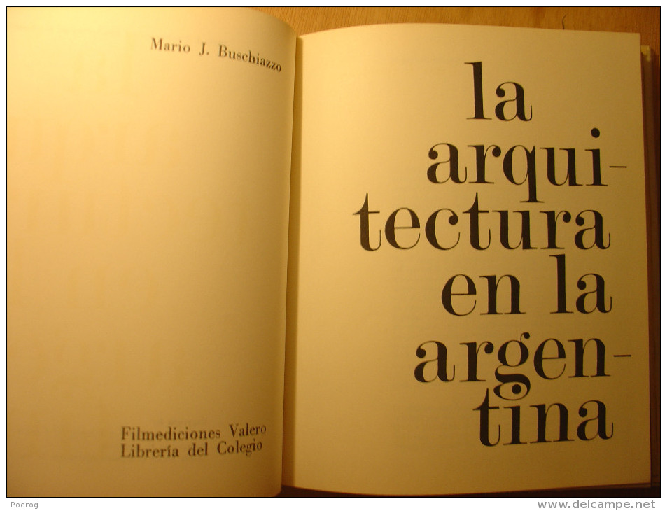 LA ARQUITECTURA EN LA ARGENTINA - MARIO J. BUSCHIAZZO - LIVRE + 48 DIAPO DIAPOSITIVES - FILMEDICIONES VALERO - 1967 - Culture