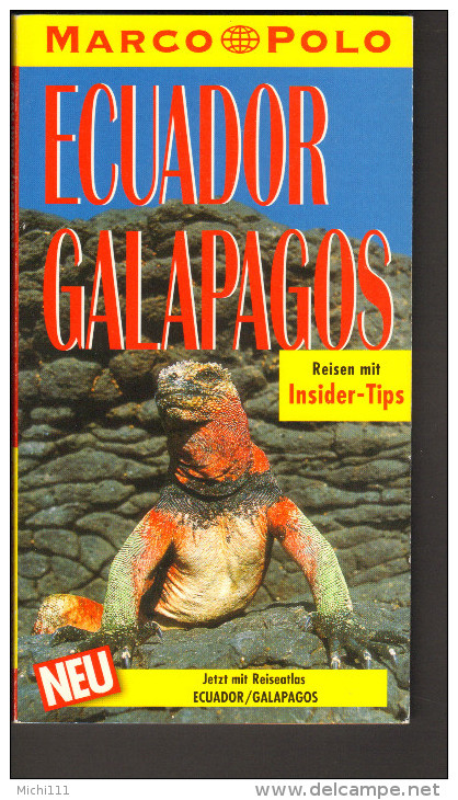 Ecuador U.Galapagos Marco Polo Reiseführer Von 1998 120 Seiten - America