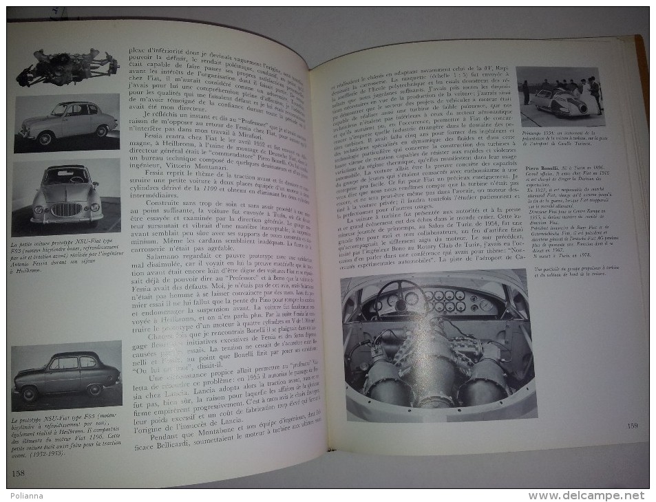 M#0H15 Dante Giacosa MES QUARANTE ANS CHEZ FIAT Automobilia Ed.1979/AUTOMOBILISMO/FIAT TOPOLINO - Motoren