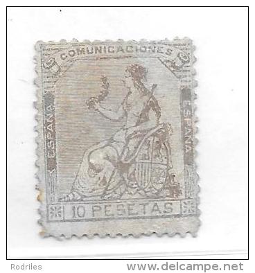 España. I República . 10 Ptas Nuevo. Reparado. Edifil 1490 Ptas Nuevo - Unused Stamps