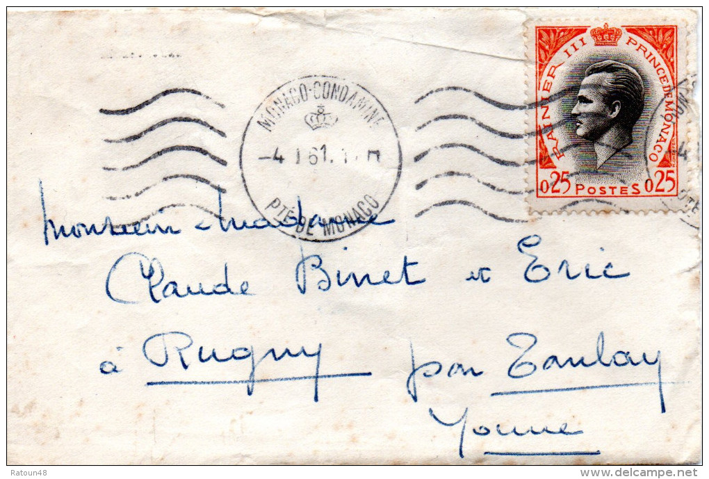 Enveloppe Affranchie Du N° 544 - Rainier III -prince De Monaco - Briefe U. Dokumente