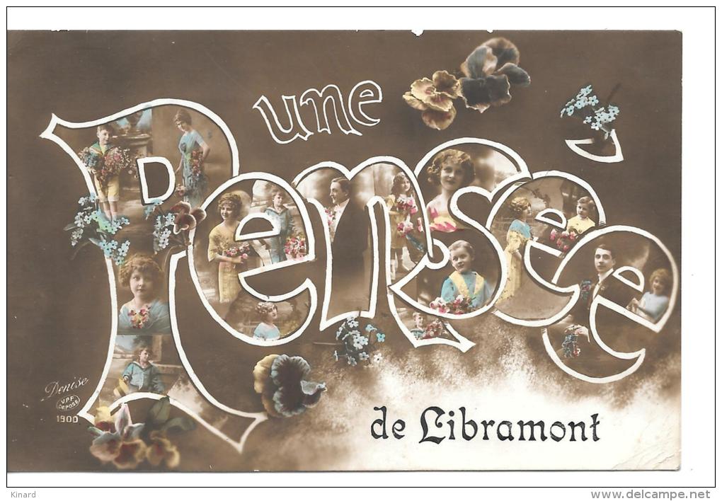 CPA..  LIBRAMONT ....UNE PENSEE DE.....BE...1918...SCAN - Libramont-Chevigny