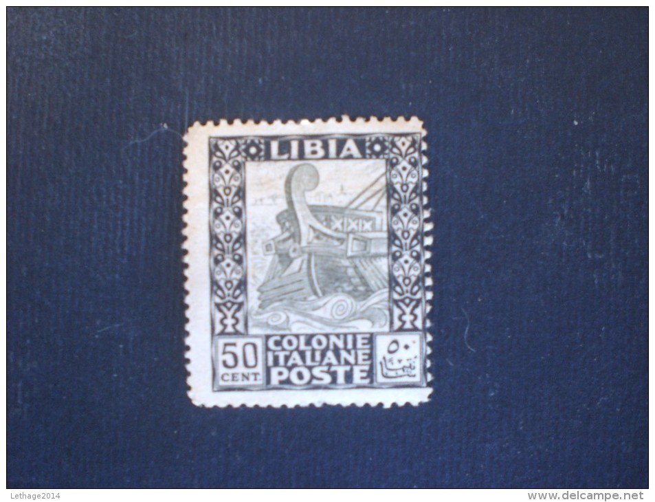 LIBIA 1921   SENZA FILIGRANA !!!  DENT 14 MNH - Libia