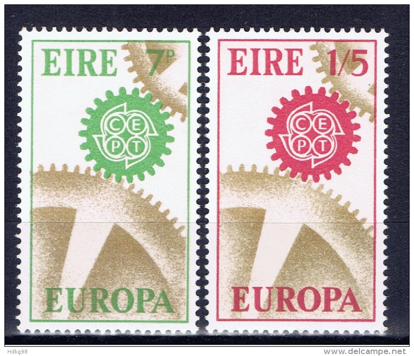 IRL+ Irland 1967 Mi 192-93 Mnh EUROPA - Ungebraucht