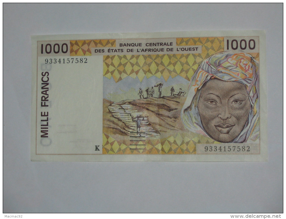 1000 Mille Francs 1993 - SENEGAL - Banque Centrale Des états De L´Afrique De L´ouest  *** EN ACHAT IMMEDIAT *** - Sénégal